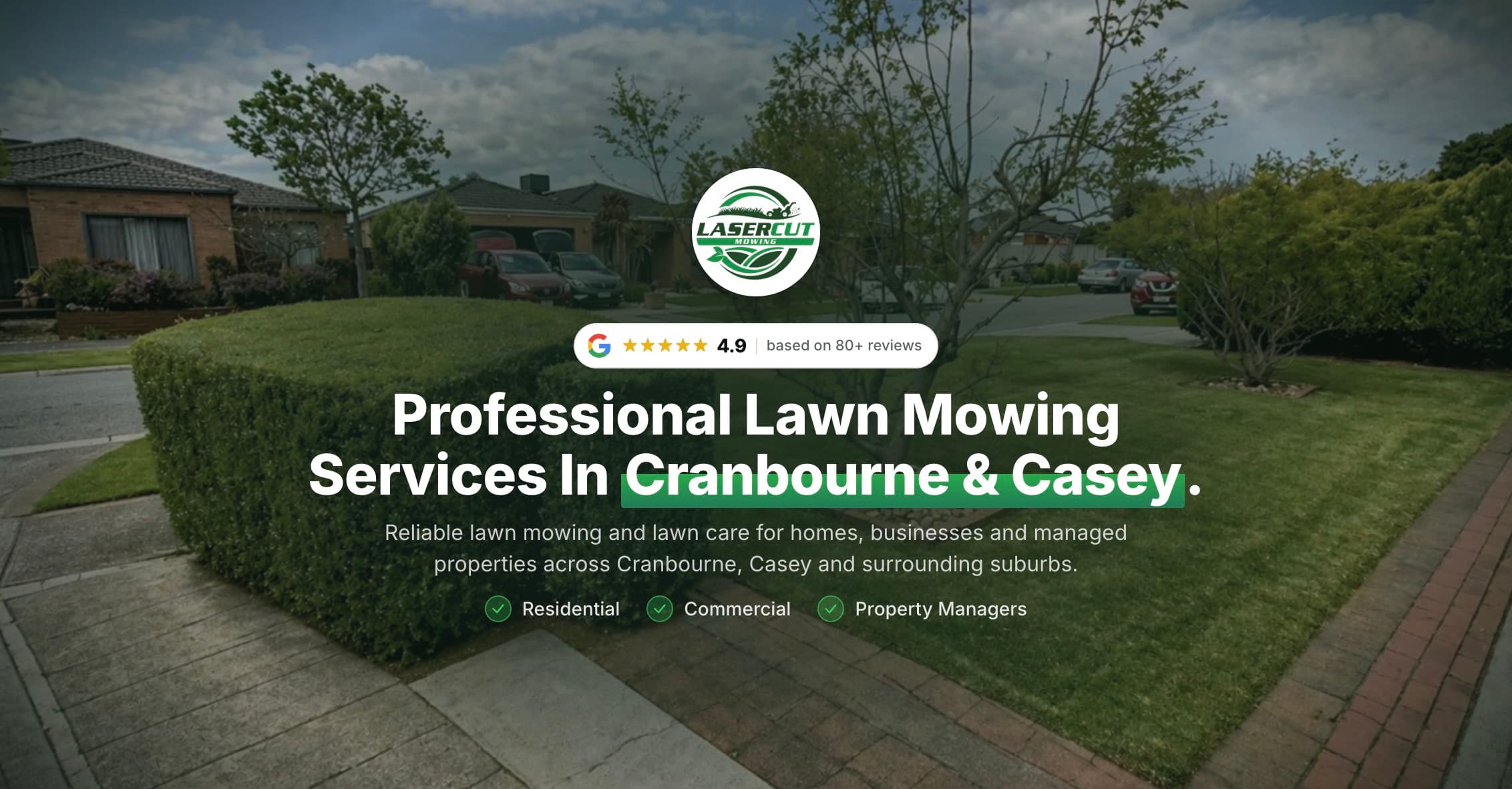 Laser Cut Mowing & Lawn care services Cranbourne Casey - photo 1